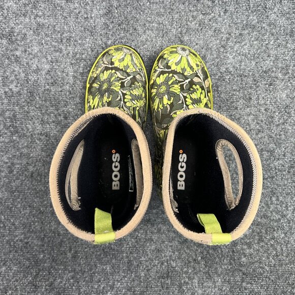 Bogs Classic Mid Mumsie Boots Women's 8 Grey Green Waterproof Work Farm Chore - Picture 12 of 16